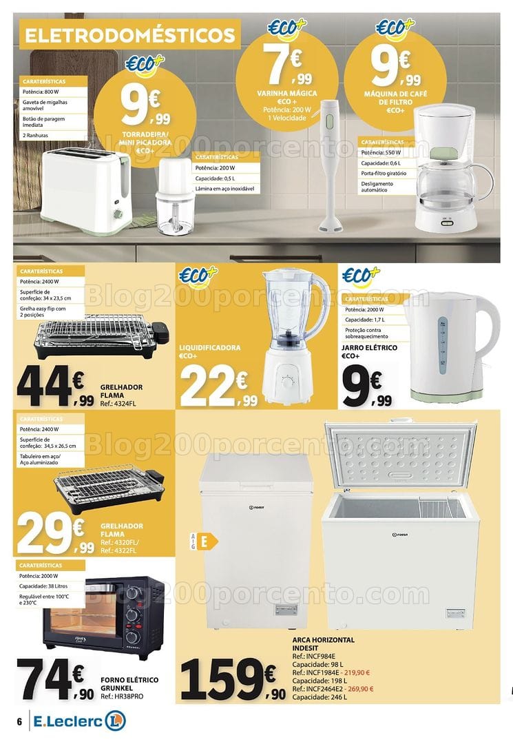 Antevisão Folheto E-LECLERC Bazar Promoções de 13 a 26 agosto
